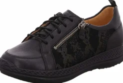 Komfort Schnürer grau