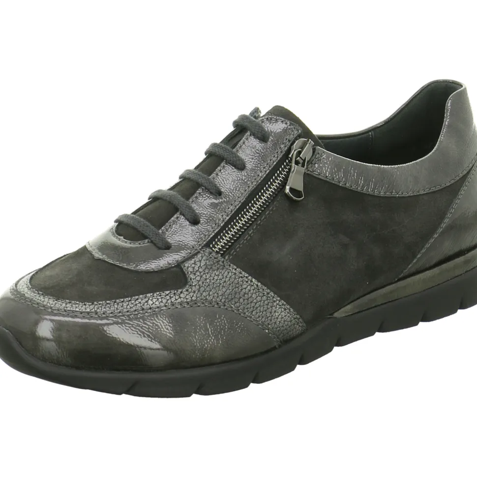 Komfort Schnürer grau pepper/graphit