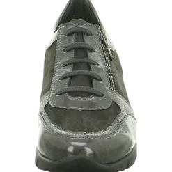 Komfort Schnürer grau pepper/graphit