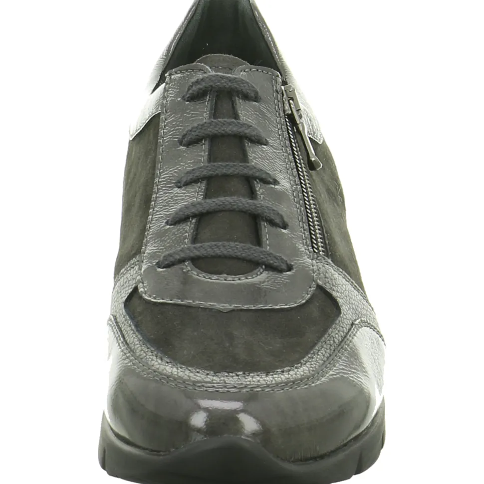 Komfort Schnürer grau pepper/graphit