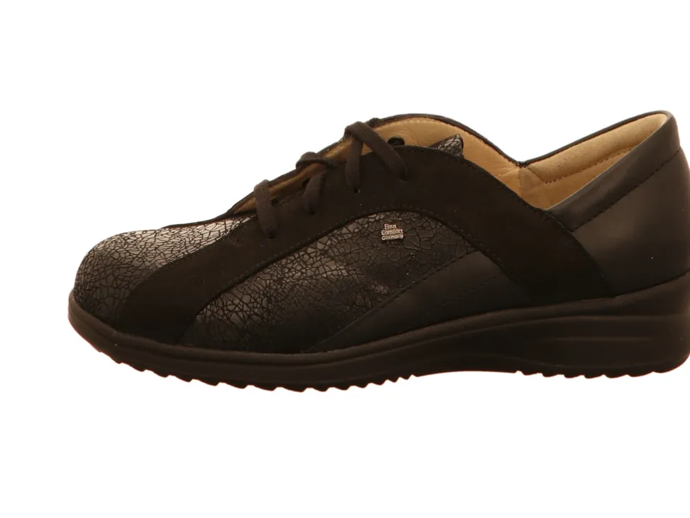 Komfort Schnürer schwarz Mineola