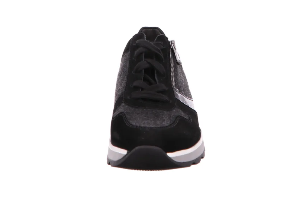 Komfort Schnürer schwarz T4036