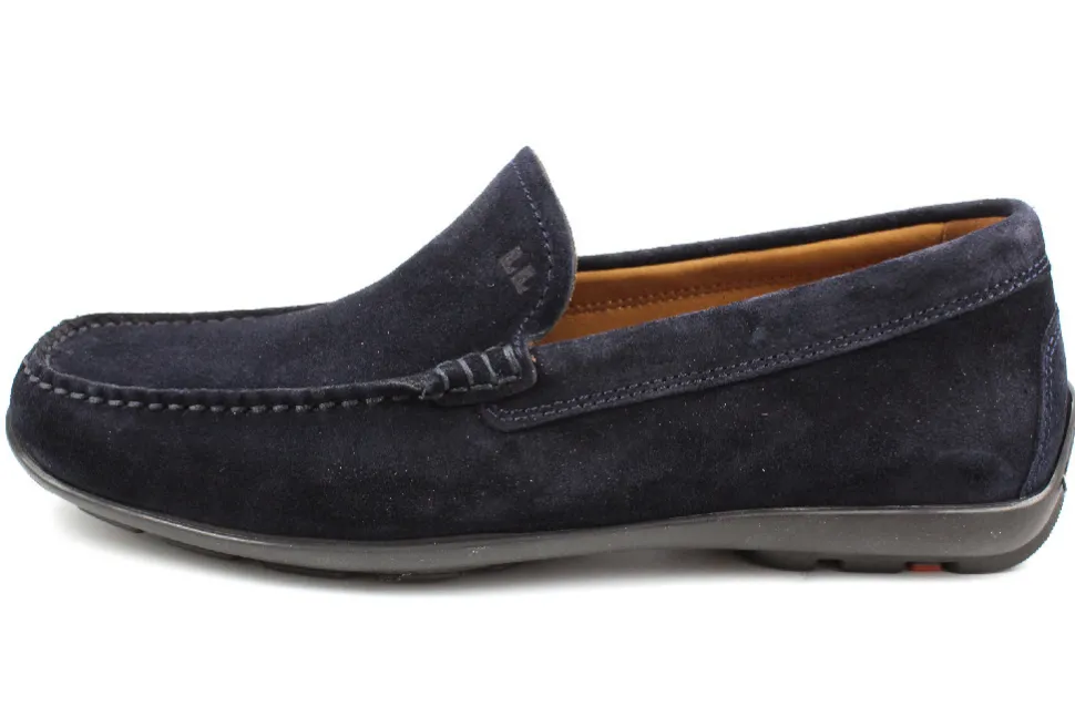 Komfort Slipper blau Mokassin Emilio, Blau