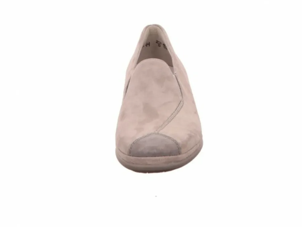 Komfort Slipper grau Semler R1635 perle