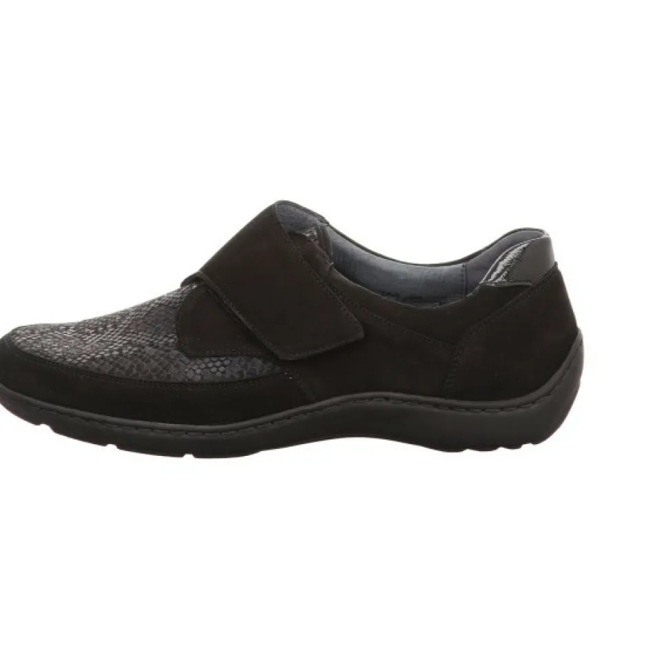 Komfort Slipper schwarz DENVER KROKUSSTR. TAIPEI