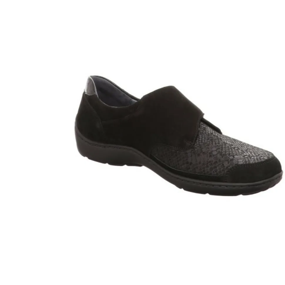 Komfort Slipper schwarz DENVER KROKUSSTR. TAIPEI