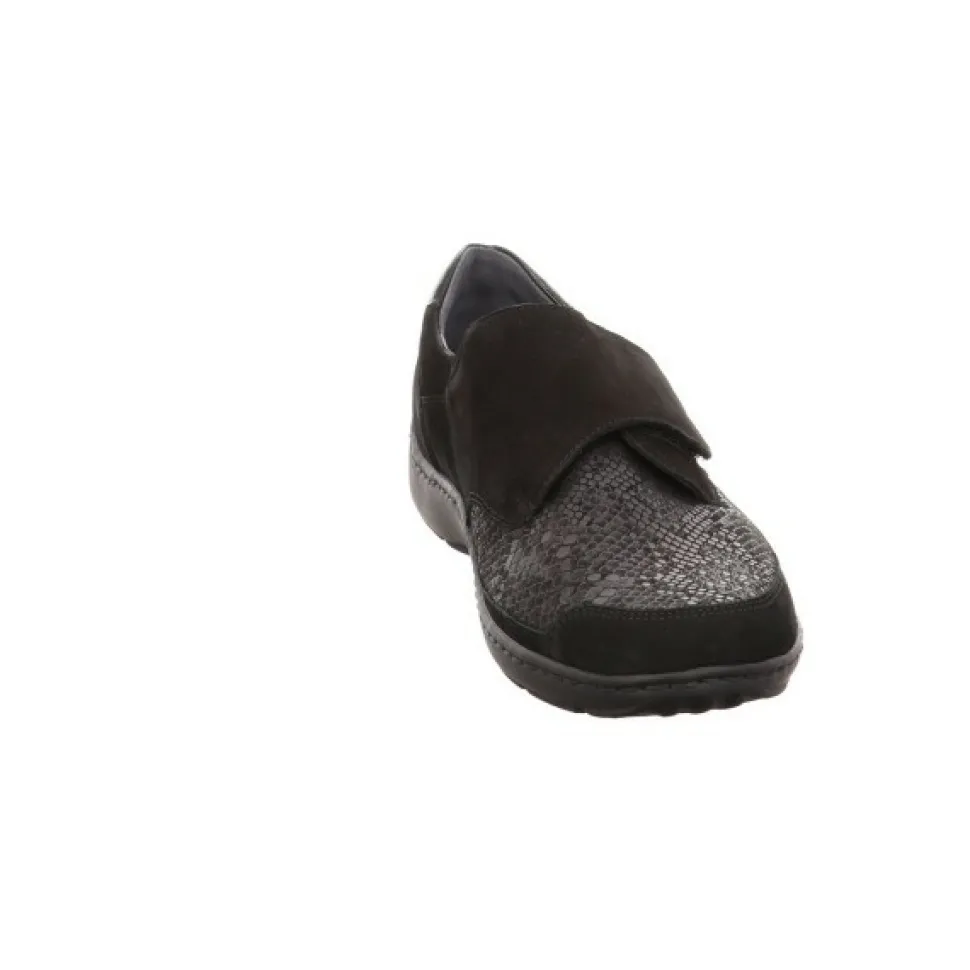 Komfort Slipper schwarz DENVER KROKUSSTR. TAIPEI