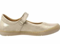 Mädchen Halbschuhe rose Ballerina gold