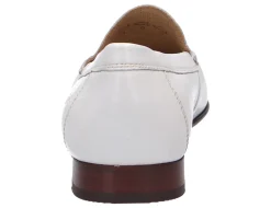 Mokassins weiss Damen Slipper
