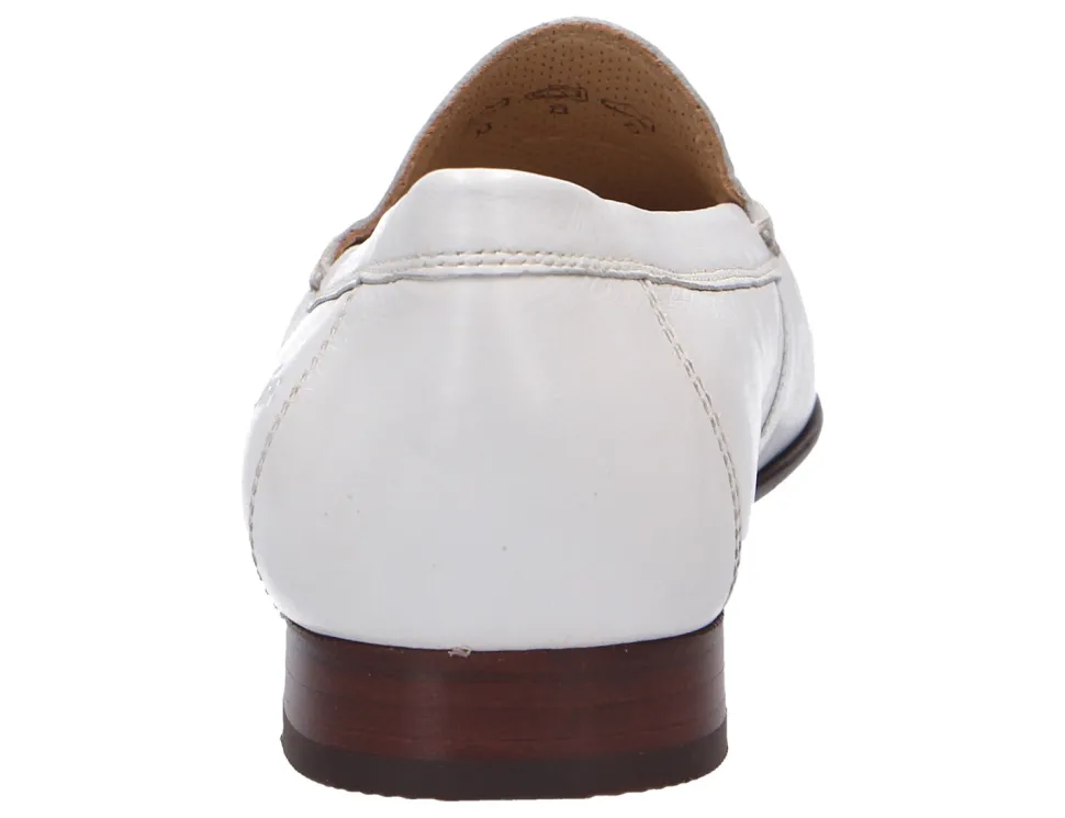 Mokassins weiss Damen Slipper