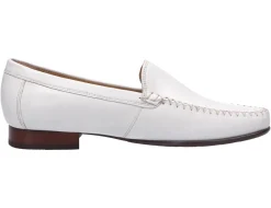 Mokassins weiss Damen Slipper