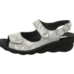 Pantoletten grau Scala taupe