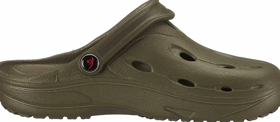Pantoletten khaki DUX khaki