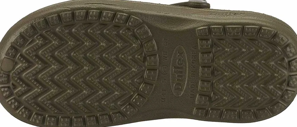 Pantoletten khaki DUX khaki
