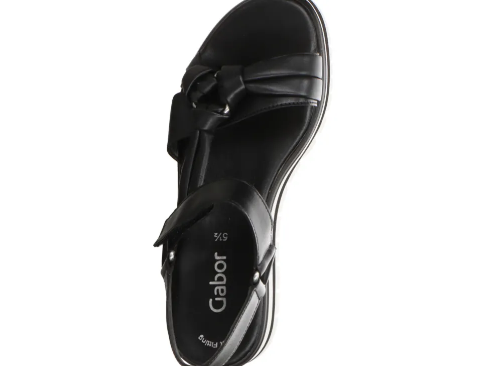 Plateau Sandalen schwarz