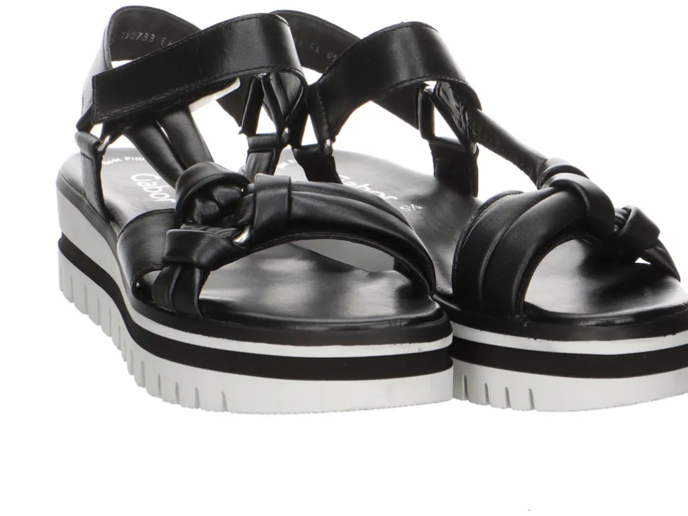 Plateau Sandalen schwarz