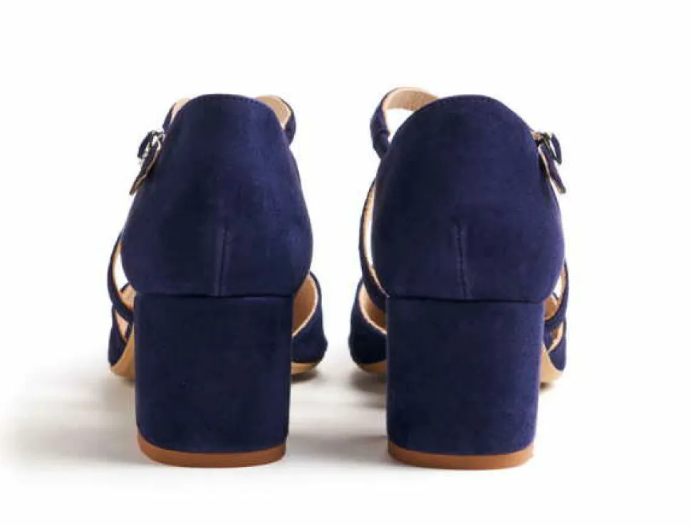 Riemchen Sandalen blau Sandale