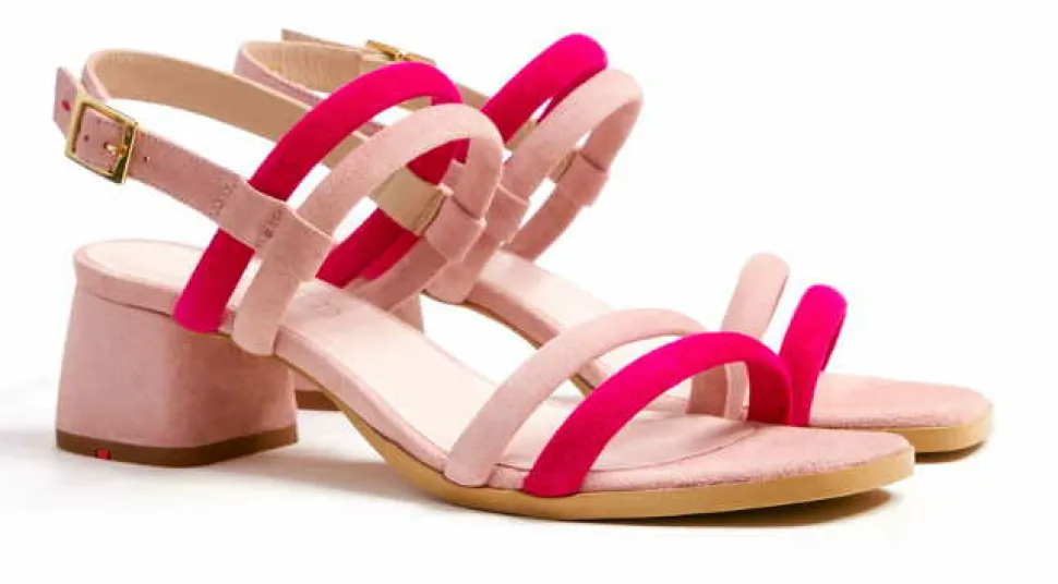 Riemchen Sandalen lila/pink Sandale Ines