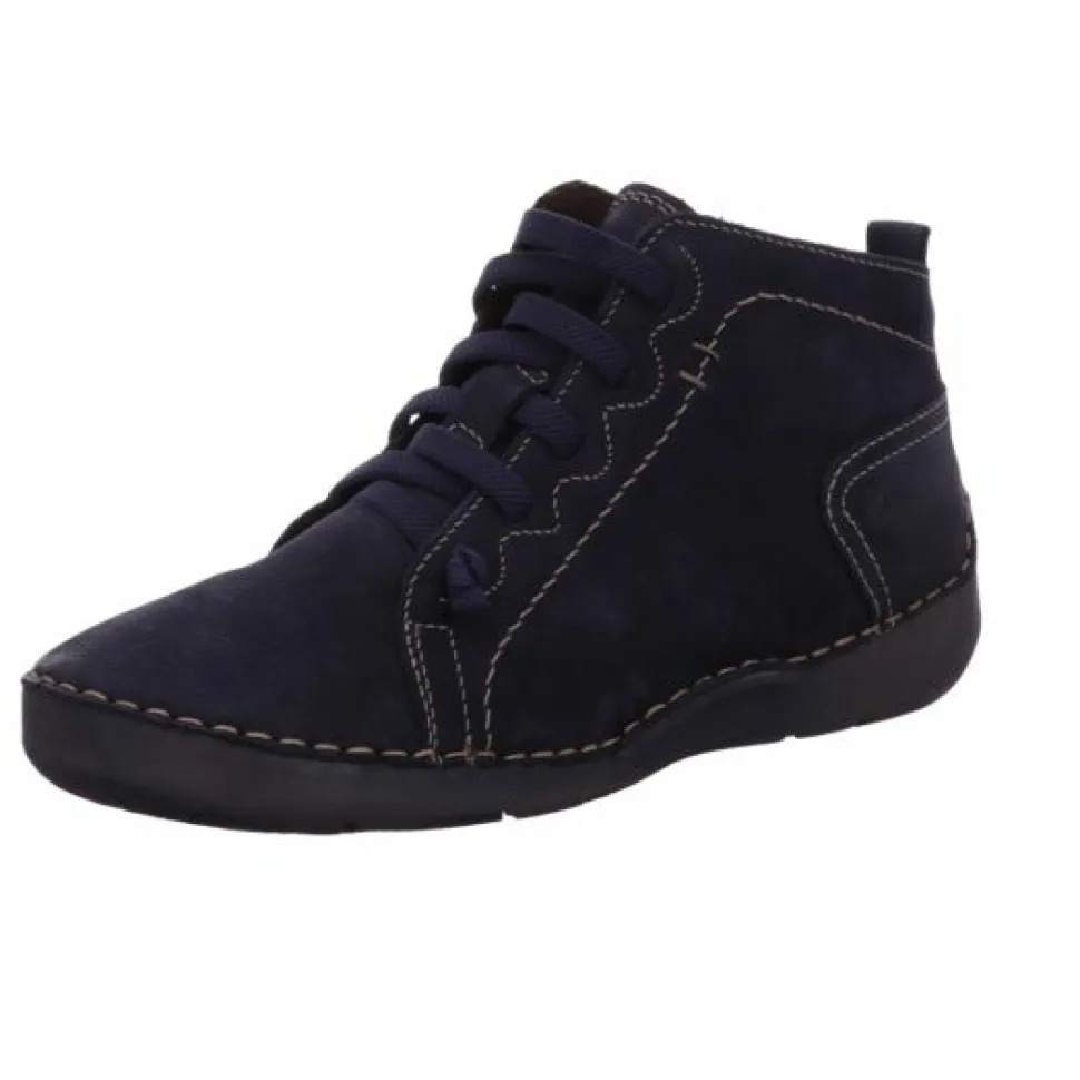 Schnür-Stiefeletten blau Fergey 86