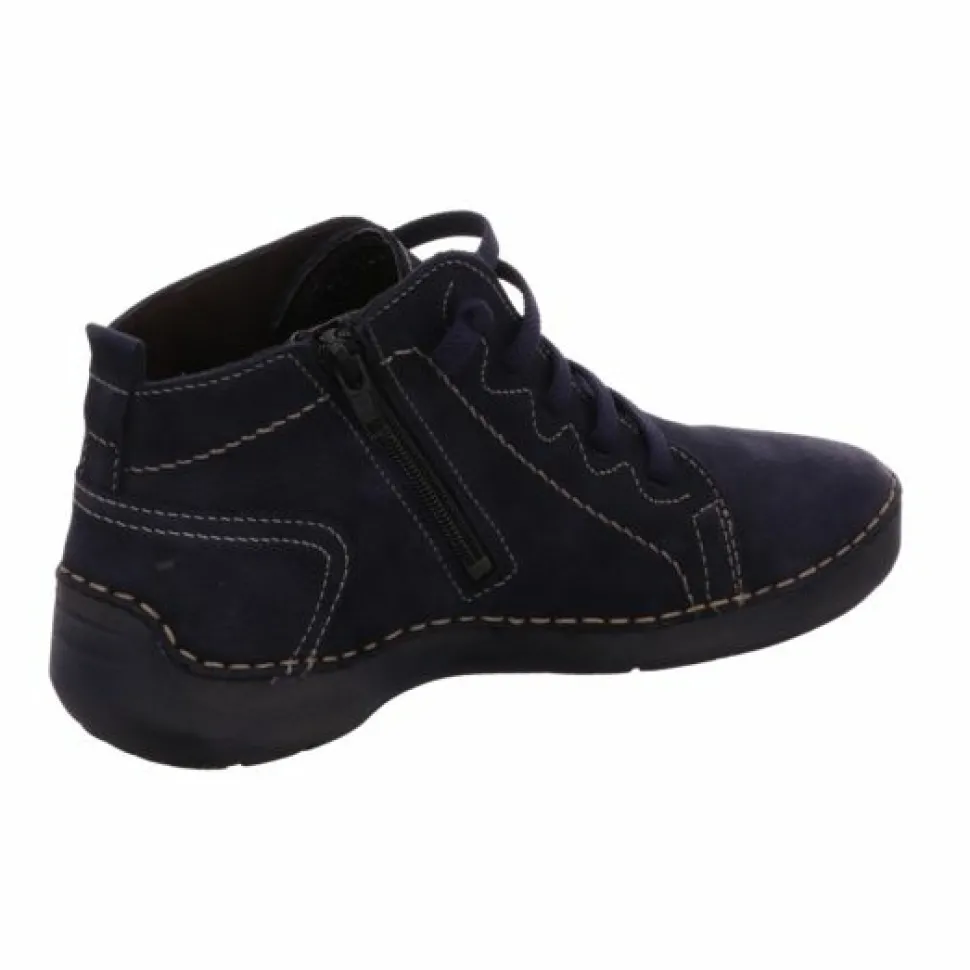 Schnür-Stiefeletten blau Fergey 86