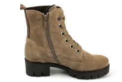 Schnür-Stiefeletten braun