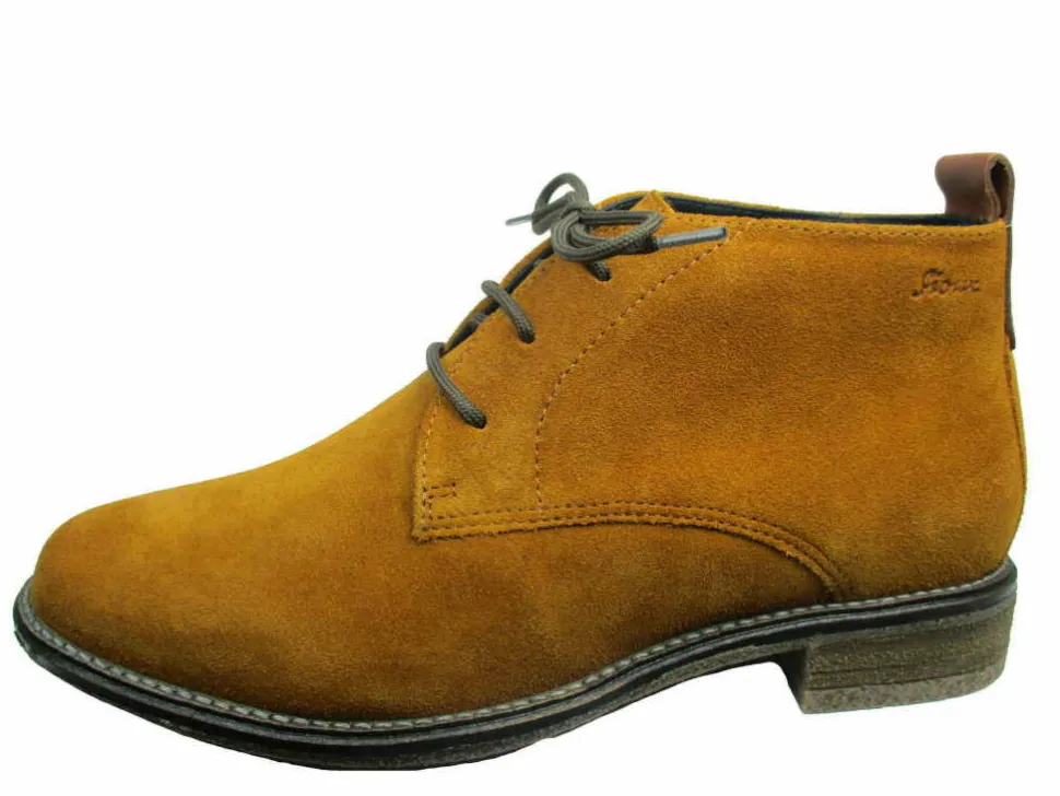 Schnür-Stiefeletten braun