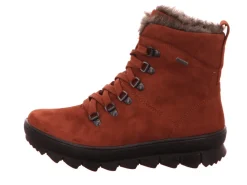 Schnür-Stiefeletten braun Stiefelette Leder NOVARA