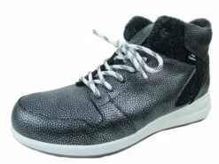 Schnür-Stiefeletten grau Carezza