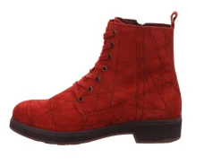 Schnür-Stiefeletten rot 3-000406