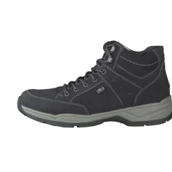 Schnür-Stiefeletten schwarz