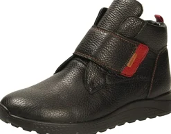 Schnür-Stiefeletten schwarz