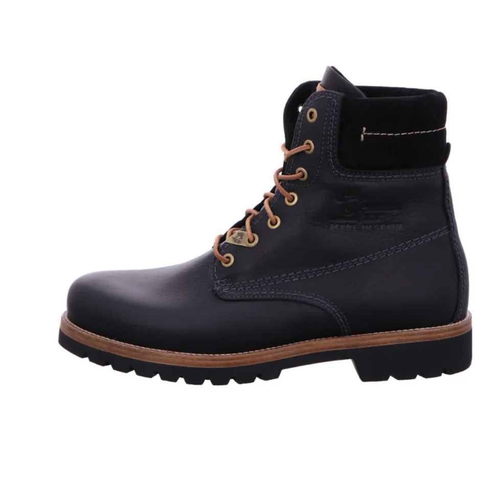 Schnür-Stiefeletten schwarz