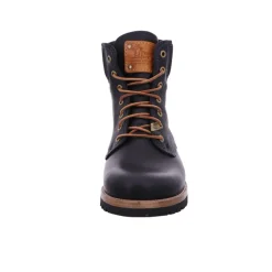 Schnür-Stiefeletten schwarz