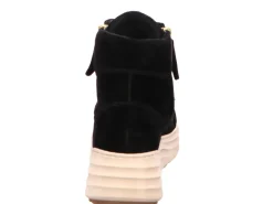 Schnür-Stiefeletten schwarz