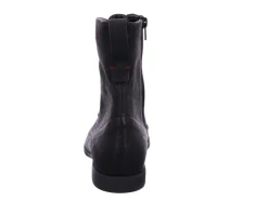 Schnür-Stiefeletten schwarz