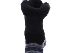 Schnür-Stiefeletten schwarz