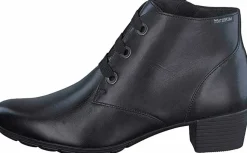 Schnür-Stiefeletten schwarz 7800