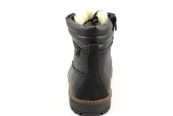 Schnür-Stiefeletten schwarz