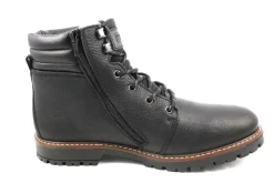 Schnür-Stiefeletten schwarz