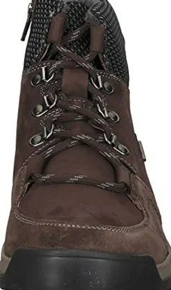 Schnür-Stiefeletten schwarz