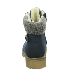 Schnür-Stiefeletten schwarz