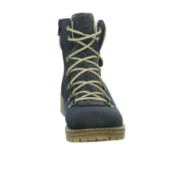 Schnür-Stiefeletten schwarz