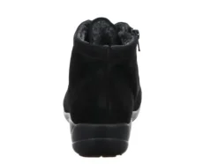 Schnür-Stiefeletten schwarz B731