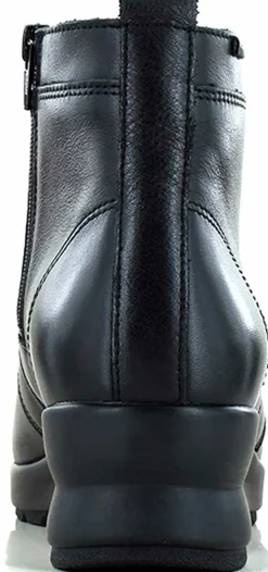 Schnür-Stiefeletten schwarz 7800