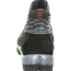 Schnür-Stiefeletten schwarz Up2