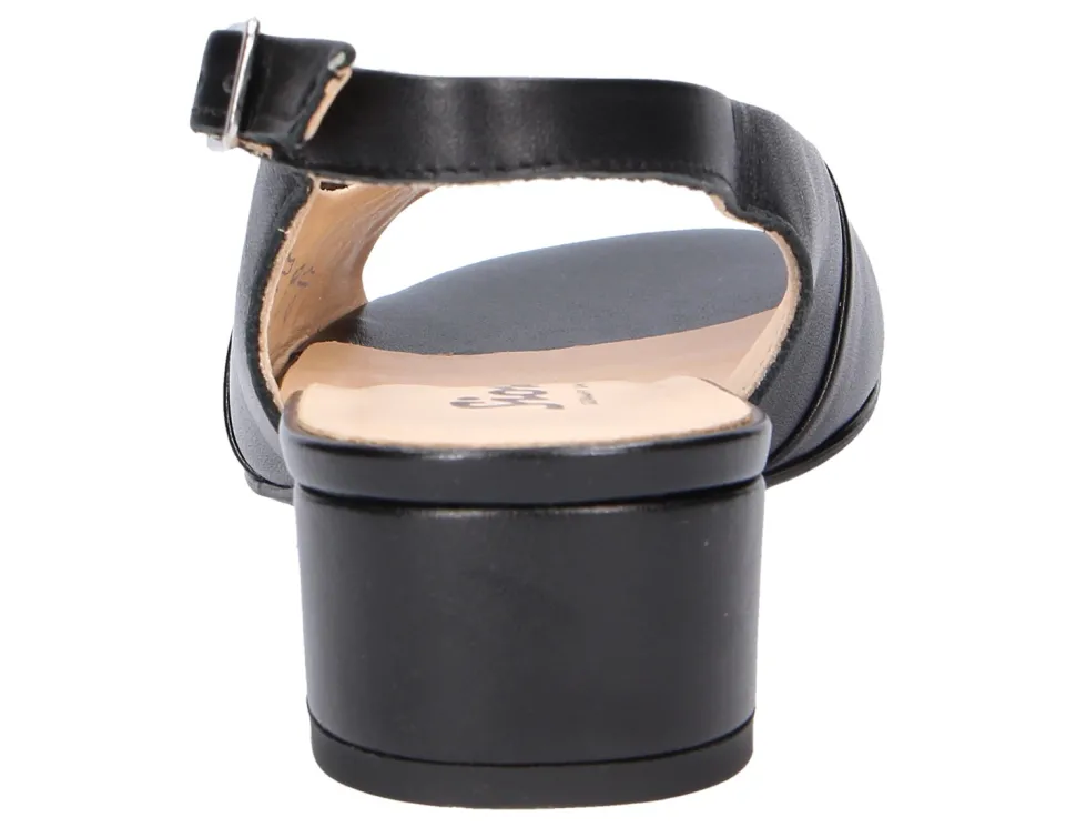 Sling-Pumps schwarz Zippora Peep-Toe schwarz