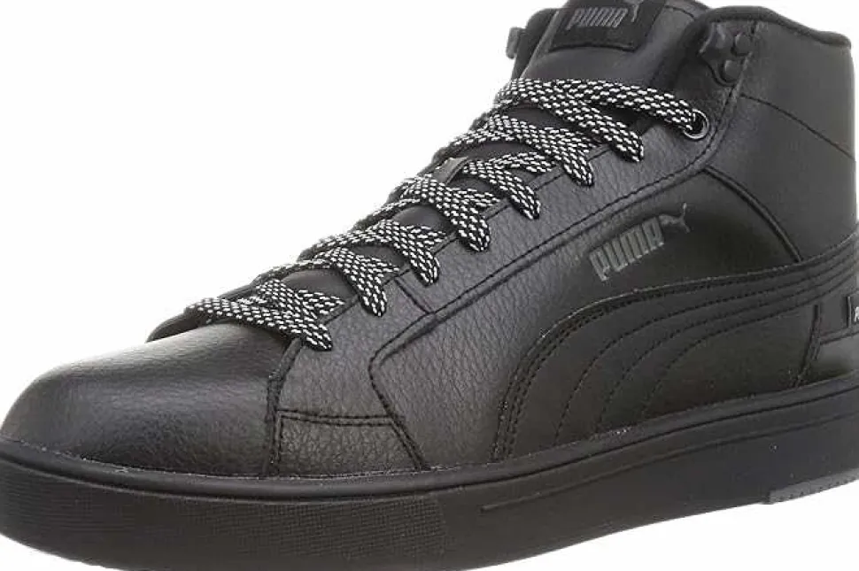 Sneaker schwarz Serve Pro Mid Puma Tex