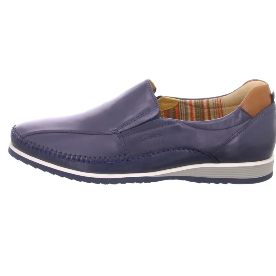 Sportliche Slipper blau