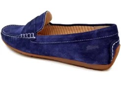 Sportliche Slipper blau