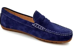 Sportliche Slipper blau